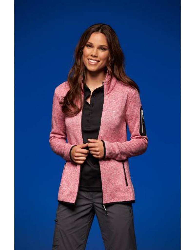 Jachetă tricotată din fleece pentru femei